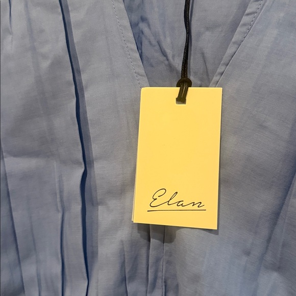 Elan Women’s Sahara Short Sleeves Top In Blue - Picture 5 of 7